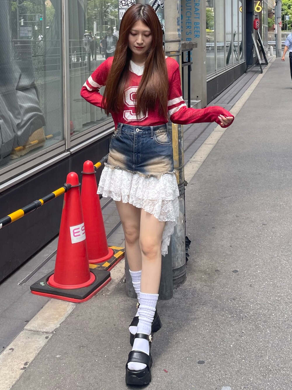 SPIRALGIRL ショートスタジャン スパイラルガール SPIRALGIRL ショートスタジャン （ブラック