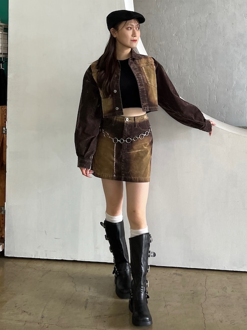 (^。^)　新品　SPIRALGIRL  デニムボレロジャケット 新品 SPIRALGIRL デニムボレロジャケット スパイラルガール