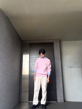 「いいね、save、フォローお願いします🤑」｜しさん（メンズ・164cm・20代）の秋コーディネート