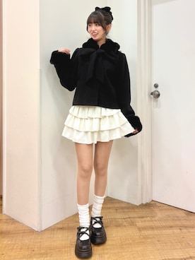 「INGNI（イング）のアイテム」を使った、愛琉さん（レディース・158cm）の冬コーディネート