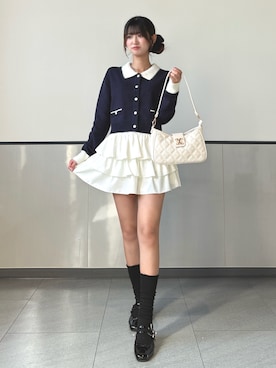 愛琉さん（レディース・158cm）の秋コーディネート