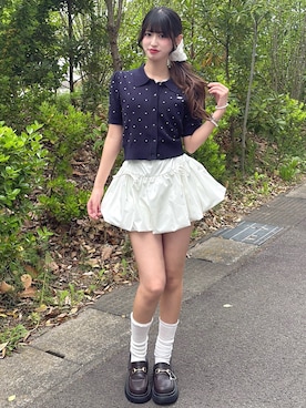 「INGNI（イング）のアイテム」を使った、愛琉さん（レディース・158cm）の春コーディネート