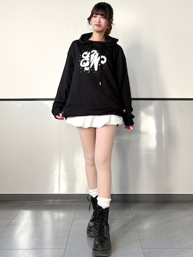 愛琉さん（レディース・158cm）の冬コーディネート