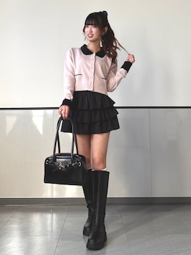 愛琉さん（レディース・158cm）の秋コーディネート