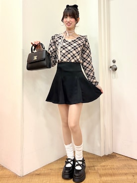 愛琉さん（レディース・158cm）の冬コーディネート