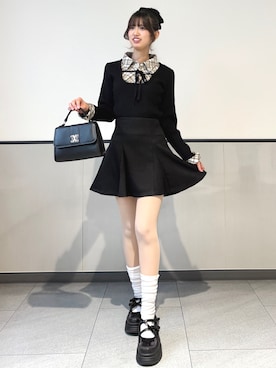 愛琉さん（レディース・158cm）の冬コーディネート