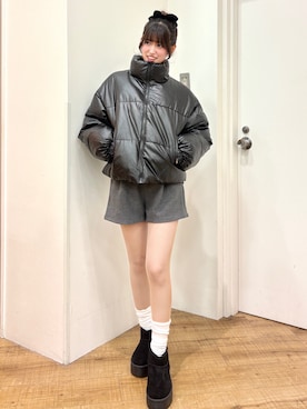 愛琉さん（レディース・158cm）の冬コーディネート