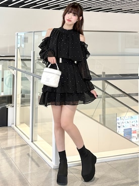 「INGNI（イング）のアイテム」を使った、愛琉さん（レディース・158cm）の秋コーディネート