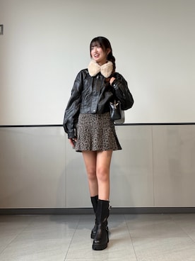愛琉さん（レディース・158cm）の秋コーディネート