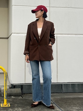 郷右近めいさん（レディース・169cm）の秋コーディネート