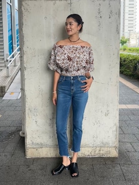 郷右近めいさん(レディース・169cm)の夏コーディネート