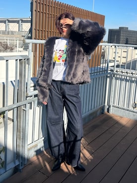 郷右近めいさん（レディース・169cm）の冬コーディネート