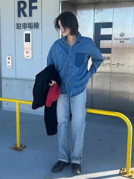 郷右近めいさん（レディース・169cm）の冬コーディネート