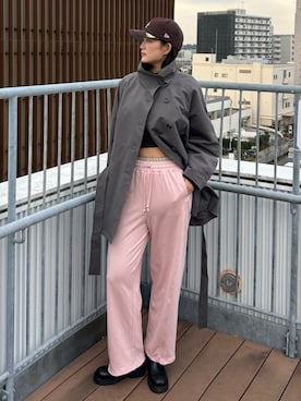 郷右近めいさん（レディース・169cm）の冬コーディネート