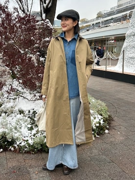 郷右近めいさん（レディース・169cm）の冬コーディネート