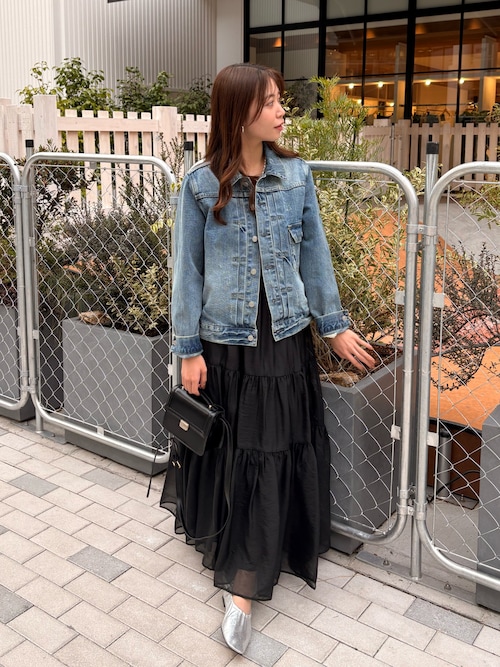 LoungedressFukuda Hinakoさんのデニムジャケットを使った 