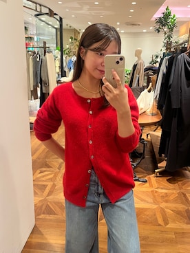 Fukuda Hinakoさん（レディース・159cm）の冬コーディネート