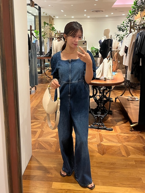 Loungedress（ラウンジドレス） オールインワン デニムパフ