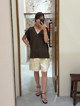 Fukuda Hinakoさん(レディース・159cm)の春コーディネート