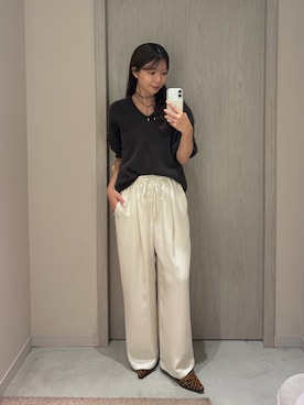 Fukuda Hinakoさん（レディース・159cm）の秋コーディネート