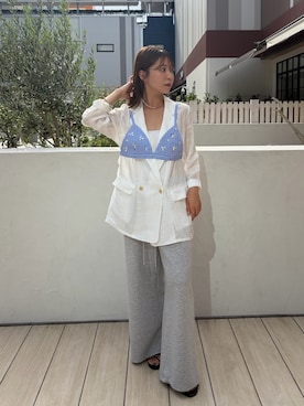 Fukuda Hinakoさん(レディース・159cm)の夏コーディネート