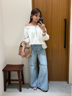 Fukuda Hinakoさん（レディース・159cm）の春コーディネート