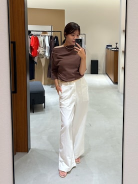 Fukuda Hinakoさん（レディース・159cm）の夏コーディネート