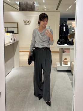 Fukuda Hinakoさん(レディース・159cm)の秋コーディネート