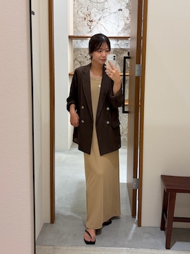 Fukuda Hinakoさん（レディース・159cm）の夏コーディネート