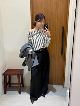 Fukuda Hinakoさん(レディース・159cm)の冬コーディネート