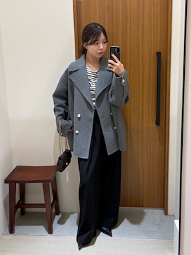 Fukuda Hinakoさん(レディース・159cm)の冬コーディネート