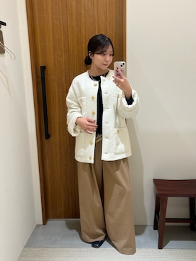 Fukuda Hinakoさん(レディース・159cm)の冬コーディネート