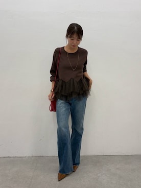 Fukuda Hinakoさん(レディース・159cm)の秋コーディネート