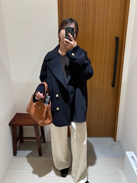 Fukuda Hinakoさん（レディース・159cm）の冬コーディネート