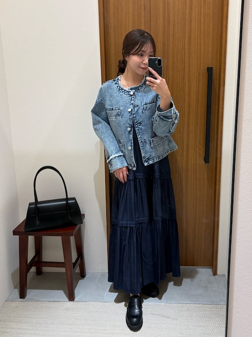 LoungedressFukuda Hinakoさんのデニムジャケットを使った 