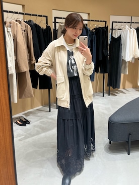 Fukuda Hinakoさん（レディース・159cm）の春コーディネート