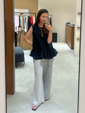 Fukuda Hinakoさん(レディース・159cm)の夏コーディネート