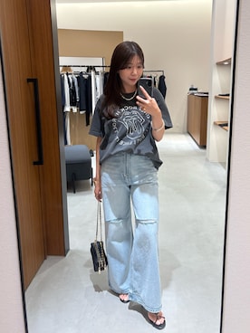 「GOOD ROCK SPEED」｜Fukuda Hinakoさん（レディース・159cm）の春コーディネート