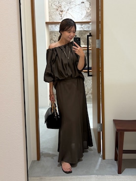 Fukuda Hinakoさん(レディース・159cm)の夏コーディネート