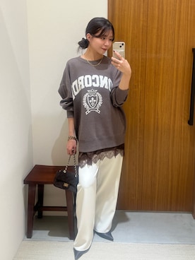 Fukuda Hinakoさん(レディース・159cm)の冬コーディネート