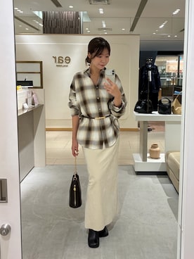 Fukuda Hinakoさん(レディース・159cm)の秋コーディネート