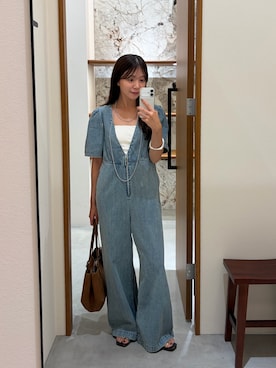 Fukuda Hinakoさん（レディース・159cm）の夏コーディネート