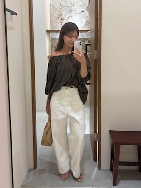 Fukuda Hinakoさん(レディース・159cm)の夏コーディネート