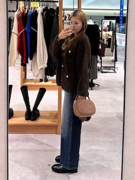 「アイテム（チョーカー）」を使った、miiiyugramさん（レディース・165cm・20代）の秋コーディネート