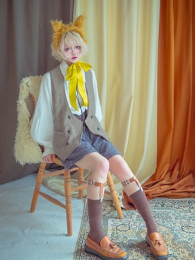 「アイテム（ヘアアクセサリー）」を使った、x20211112さん（メンズ・155cm）の秋コーディネート