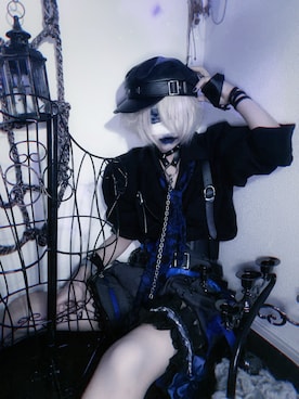 「アイテム（ヘアアクセサリー）」を使った、x20211112さん（メンズ・155cm）の秋コーディネート