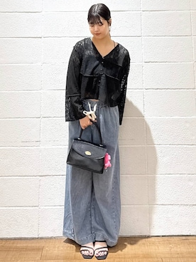 「アイテム（キーホルダー）」を使った、saaaki0217さん（レディース・160cm）の夏コーディネート