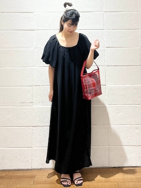 「アイテム（シュシュ）」を使った、saaaki0217さん（レディース・160cm）の夏コーディネート