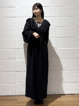 「LOWRYS FARM（ローリーズファーム）のスタイルＵＰクロスカップキャミ　100757（Tシャツ/カットソー、ホワイト系）」を使った、saaaki0217さん（レディース）の春コーディネート