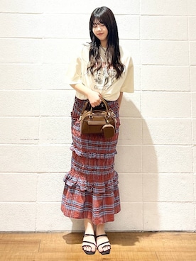 saaaki0217さん（レディース・160cm）の夏コーディネート